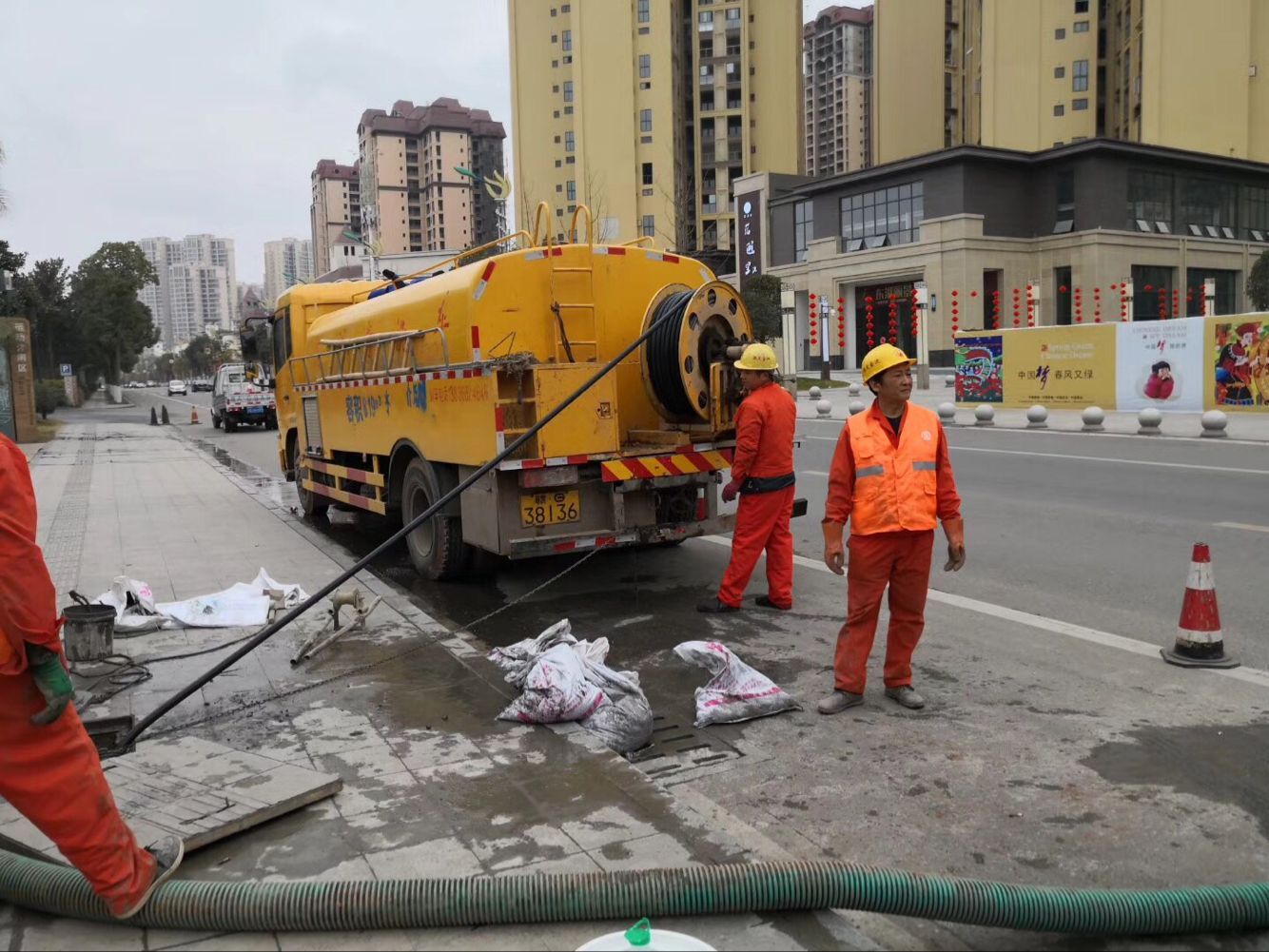 陵水排污管道清淤-管道清洗